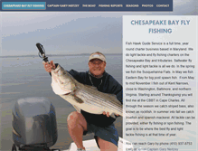 Tablet Screenshot of flyfishthechesapeake.com